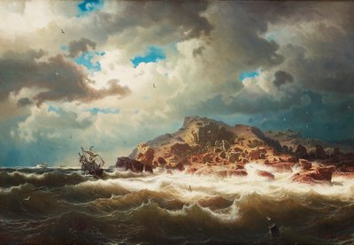 Nave sulla costa da Marcus Larson